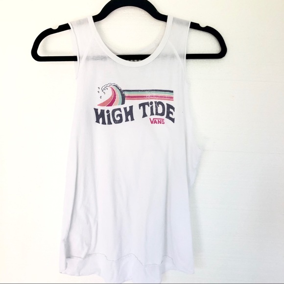 Vans High Tide Raglan Muscle Tank Top S - Picture 4 of 6